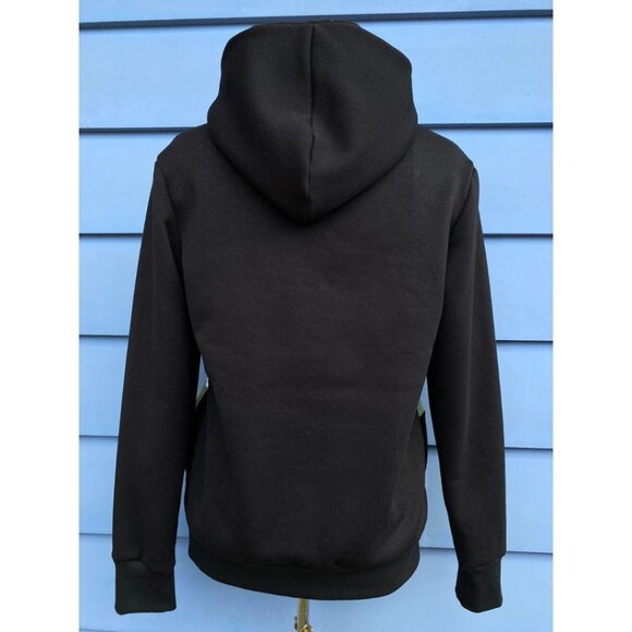 Pastel Prism Upcycled Hoodie with Pockets Sweatshirt One of a Kind MungoCrafts - Picture 5 of 5